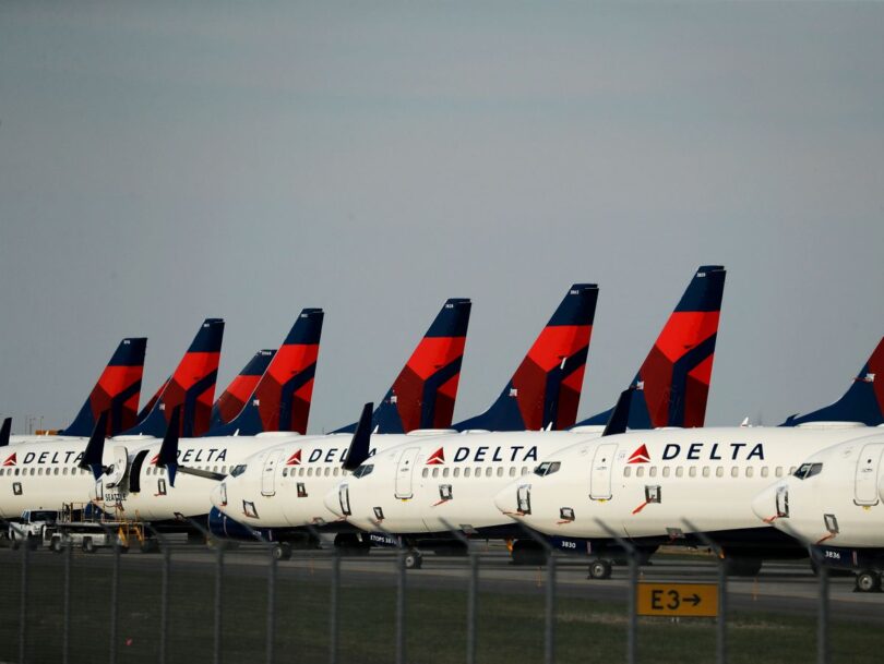 A Delta Air Lines adiciona 36 jatos usados ​​da Airbus e Boeing à frota em meio ao aumento da demanda por viagens