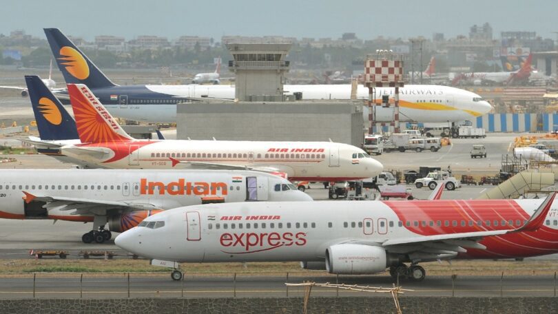 India aumenta a súa capacidade aérea ata o 85% dos niveis previos ao COVID