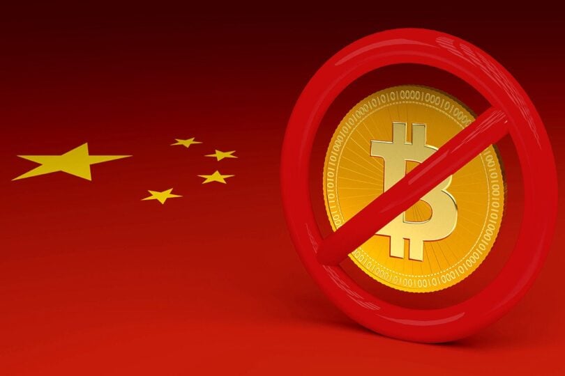 Bank of China deklaréiert all Krypto Deals illegal, Bitcoin crashes