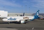 „Alaska Airlines“ išleido „San Francisco Giants“ temos „Airbus A321“