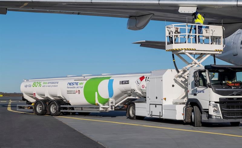 EasyJet вылетает из аэропорта Гатвик на экологически чистом авиационном топливе.