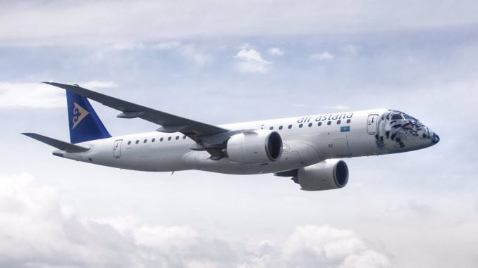 Voli da Nur-Sultan à Bishkek nantu à Air Astana avà.