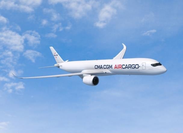 Ang CMA CGM Group mipalit ug upat ka bag-ong Airbus A350F Freighters.