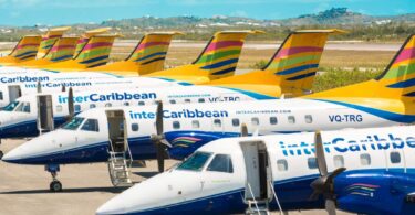 Летови од Нова Гвајана до Барбадос на ИнтерКарибите