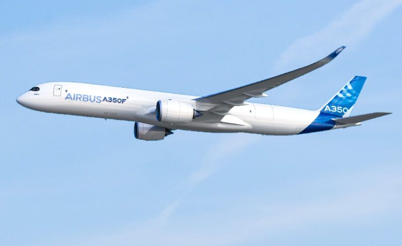 Airbus firma un pedido de cuatro nuevos aviones de carga A350F