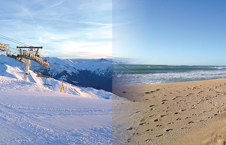 इस सर्दी में ब्रितानी ढलान से समुद्र तट की ओर बढ़ते हैं