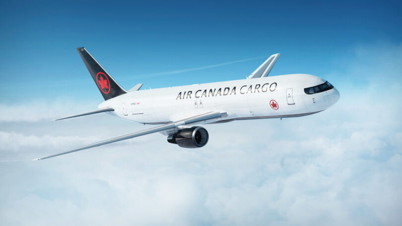 De nieuwe Boeing 767-300ER Freighter van Air Canada komt in dienst