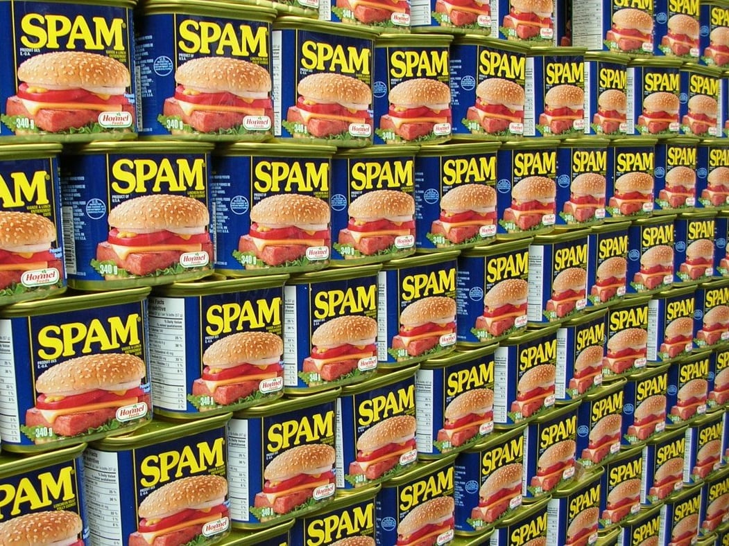 Wien ësst NET Spam? Ikonescht Produktverkaaf bremsen neie Rekord