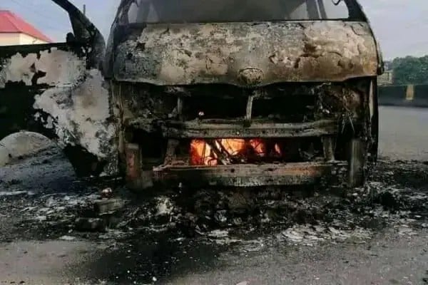 16 people killed in Nigeria fiery bus and truck collision