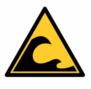 Tsunami a émis après un tremblement de terre de 7,3 en place en Indonésie