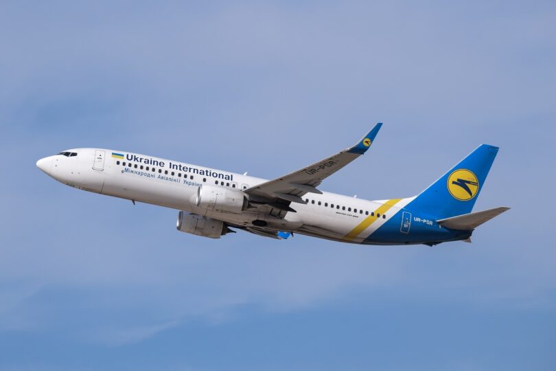 Penerbangan Ukraina menyang Tel Aviv ing Ukraine International Airlines saiki