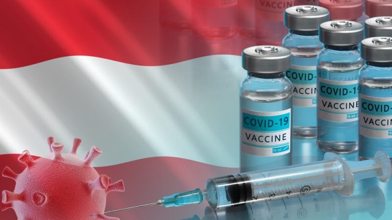 Áustria torna obrigatória a vacinação COVID-19 para todos os cidadãos