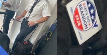 American Airlines Pilot ënnersicht nodeems Passagéier iwwer Anti-Biden Tag beschwéiert hunn