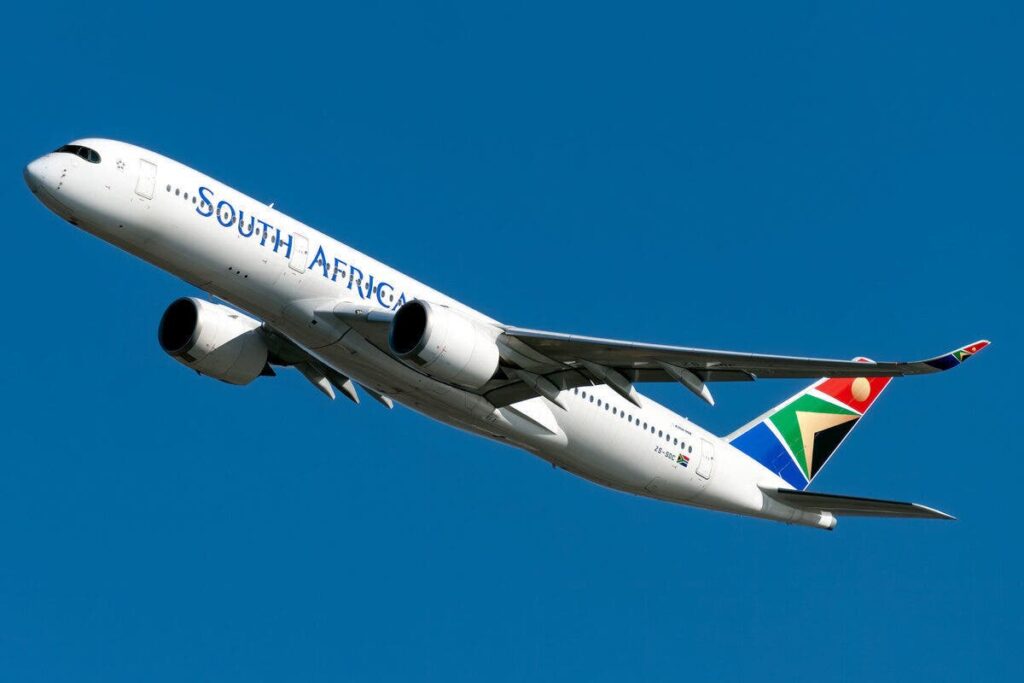 South African Airways teraz znovu spúšťa lety z Johannesburgu do Durbanu
