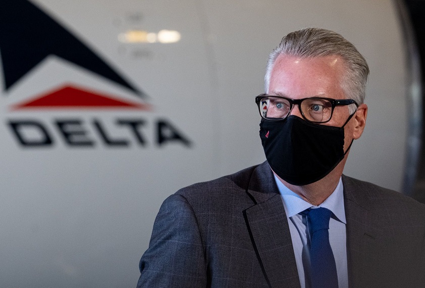 Delta CEO: 8,000 luchtvaartmaatschappijmedewerkers positief getest op COVID-19