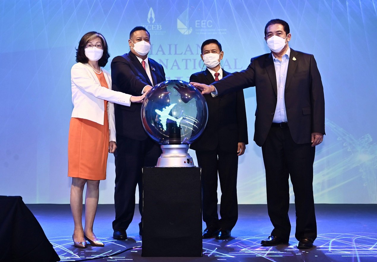 תאילנד תערוכת אוויר לקידום תאילנד כמרכז התעופה של ASEAN