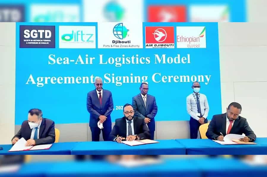 Etiopijos partneriai su „Air Djibouti“ ir „IDIPO“ naujam jūrų ir oro transportui