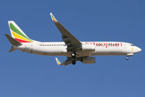 Ethiopian Airlines го продолжува својот лет од Адис Абеба до Бенгалуру