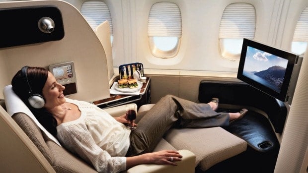 Два американских перевозчика вошли в список лучших и худших авиакомпаний для путешествий бизнес-классом