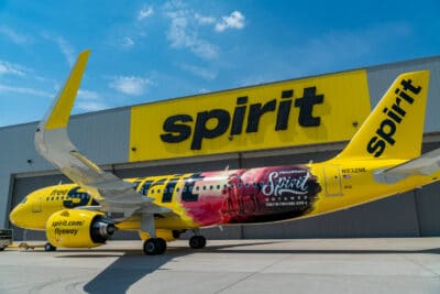 Diyaaradda Spirit Airlines way diiday JetBlue, waxayna doorbidaysaa Frontier