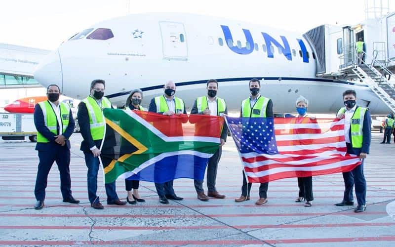 Вашингтоннан Кейптаунға жаңа үздіксіз рейс