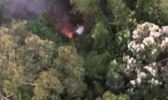 İçinde 11 kişinin bulunduğu yolcu uçağı Kamerun ormanında düştü.
