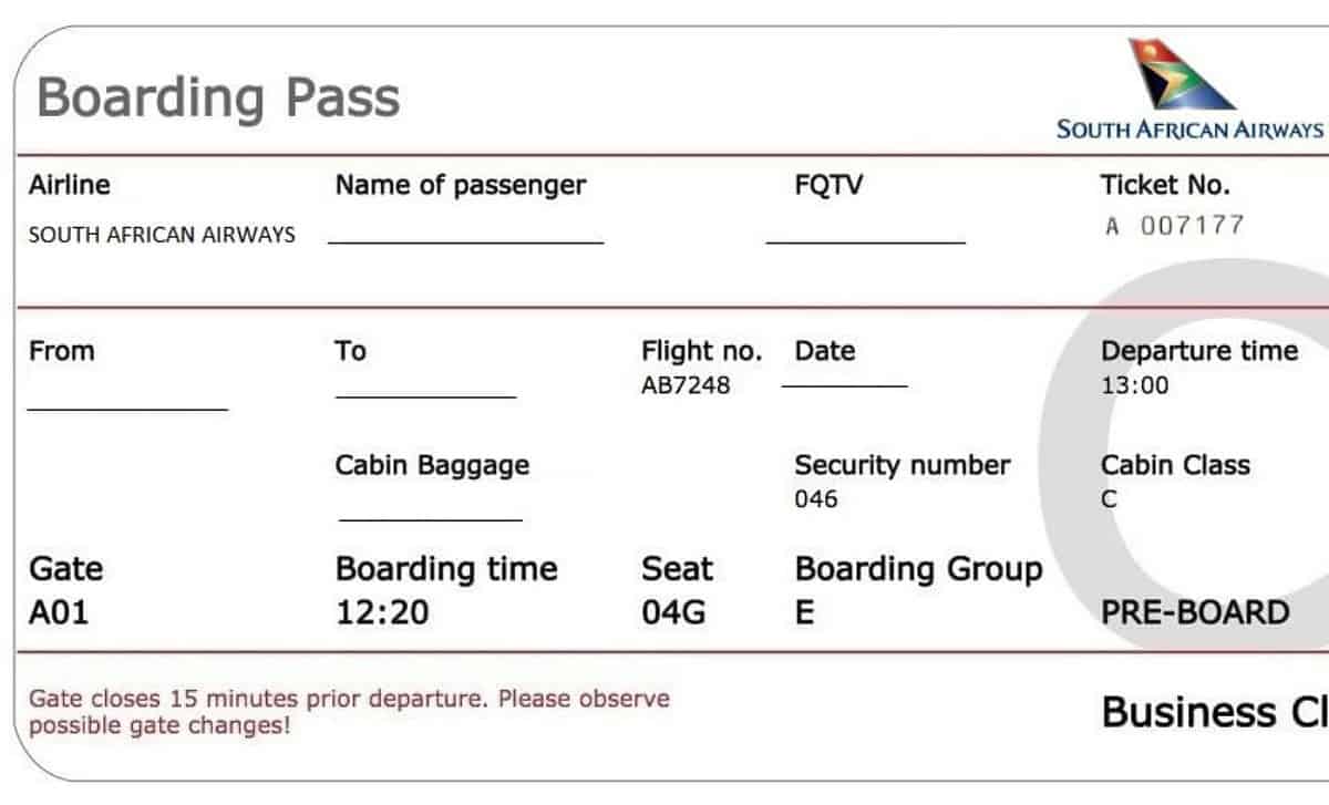 South African Airways Түндүк Америкада билеттерди кайтарып берүү процессин аяктайт