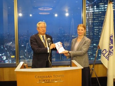 Skal International Tokyo байгууллага Украинд 500,000 иен хандивлалаа