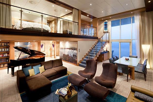 Cruising tulad ng isang hari: 7 over-the-top cruise ship suite