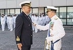 El capità de Costa Creuers va rebre la medalla de la Marina pel rescat d'un vaixell incendiat