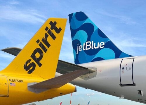 JetBlue bo kupil Spirit, potem ko posel Frontier razpade