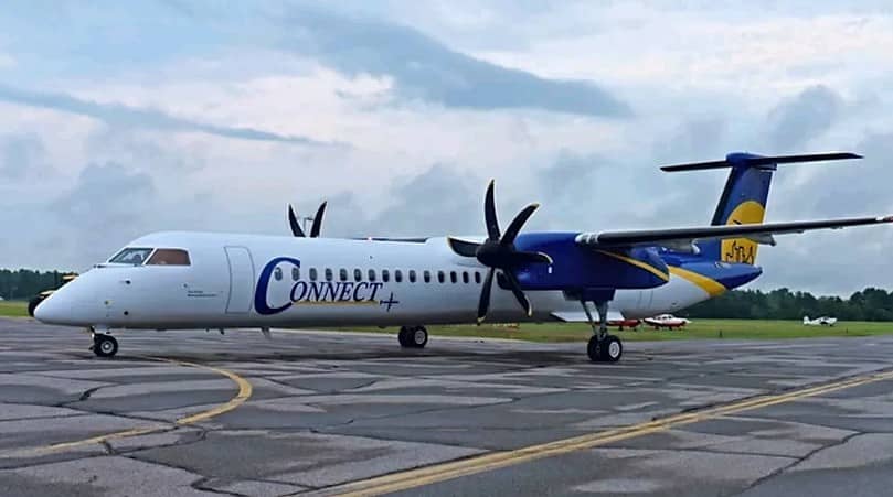 Connect Airlines mottar Interstate Scheduled Airline Certificate