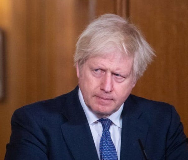 Den britiske premierminister, Boris Johnson, meddeler sin afgang