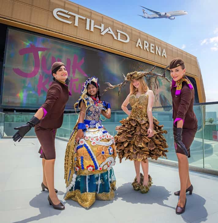 Etihad Airways teams up with Junk Kouture