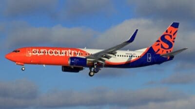 Vuelos de Eau Claire desde Minneapolis, Orlando y Las Vegas en Sun Country Airlines