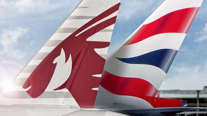 Qatar Airways และ British Airways ก่อตั้งธุรกิจร่วมสายการบินที่ใหญ่ที่สุด