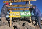 Manchester United fans troll club owners from the rooftop of Africa