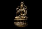 Maitreya មកពីវិចិត្រសាល Kapoor ភាគខាងលិចទីបេ ការដាក់បញ្ចូលប្រាក់ និងទង់ដែងប្រហែលរូបភាពសតវត្សទី 15 អនុញ្ញាតដោយ Songtsam | eTurboNews | អ៊ីធីអិន