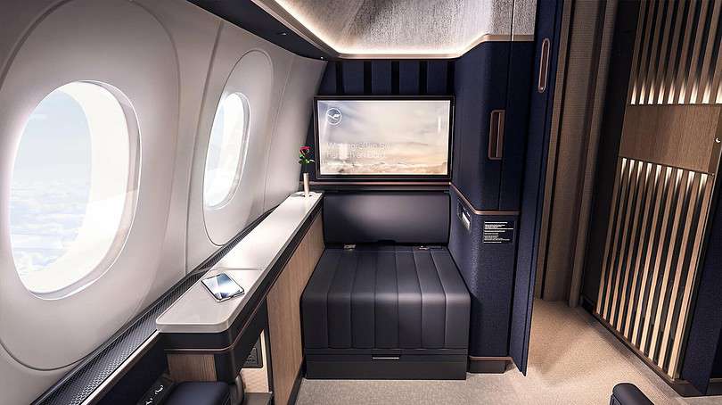 汉莎航空 Allegris：头等舱和商务舱的全新套房概念