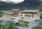 3D-arkitektoniske gjengivelser av den kommende Songtsam Linka Retreat Lake Basong Tso-bilder med tillatelse fra Songtsam | eTurboNews | eTN
