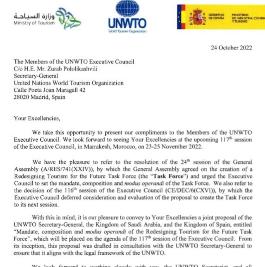 UNWTO lèt