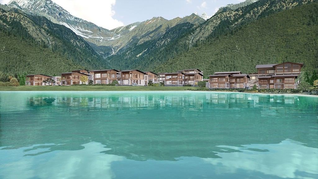 Songtsam Linka Retreat Lake Basong Tso Tibet строителство започва 2 Travel News, неговите дестинации и индустрия , Songtsam Linka Retreat Lake Basong Tso Tibet construction begins, eTurboNews | eTN