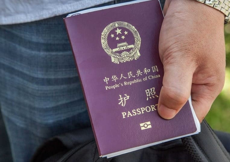 e-visa untuk Cina