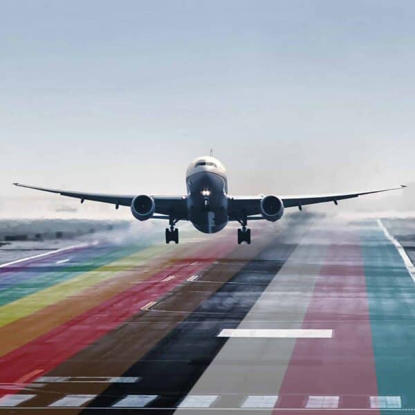 ユナイテッド航空とヴァージン オーストラリア航空、シドニーのフライトで LGBTQ プライドを祝う