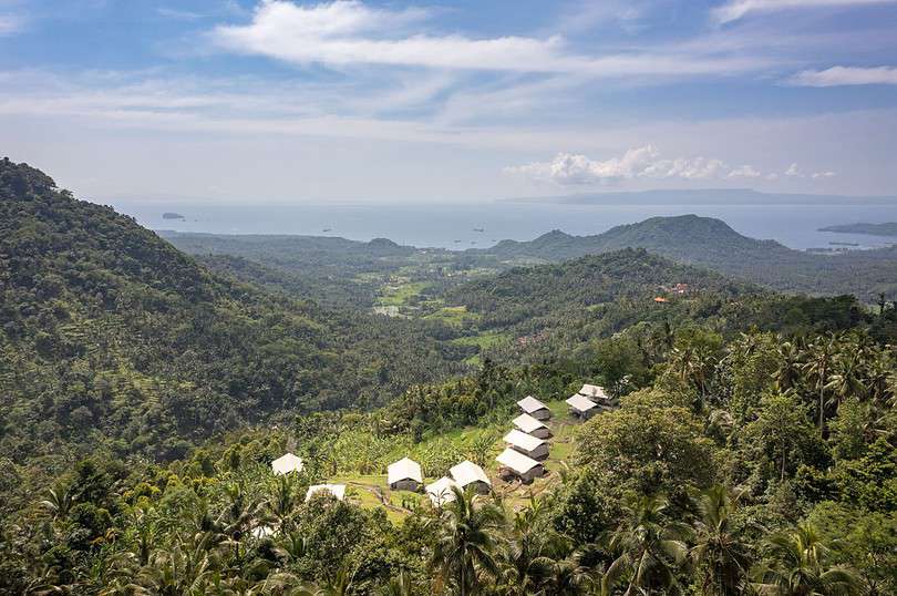 หมู่บ้านแห่งหนึ่งในอินโดนีเซีย