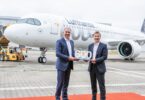 Airbus entrega el avión número 600 de Lufthansa en Hamburg-Finkenwerder