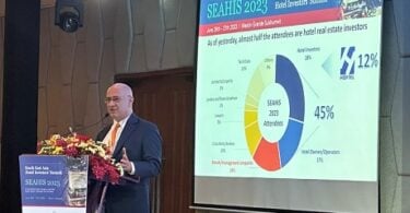 Г-н Саймън Алисън, председател и главен изпълнителен директор, Hoftel Asia Ltd, организатор на SEAHIS 2023 – изображението е предоставено с любезното съдействие на AJWood | eTurboNews | eTN