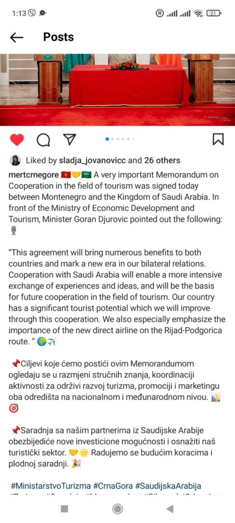 Montenegro - Saudi Arabia Tourism: Significant Developments 2 Travel News, its Destinations & Industry , Montenegro – Saudi Arabia Tourism: Significant Developments, eTurboNews | eTN