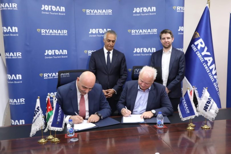, Ryanair lanseeraa kaikkien aikojen suurimman talviaikataulun Jordaniaan, eTurboNews | eTN
