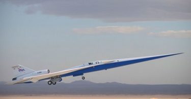 NASA Supersonic Jet - Lockheed Martin компаниясынын сүрөтү